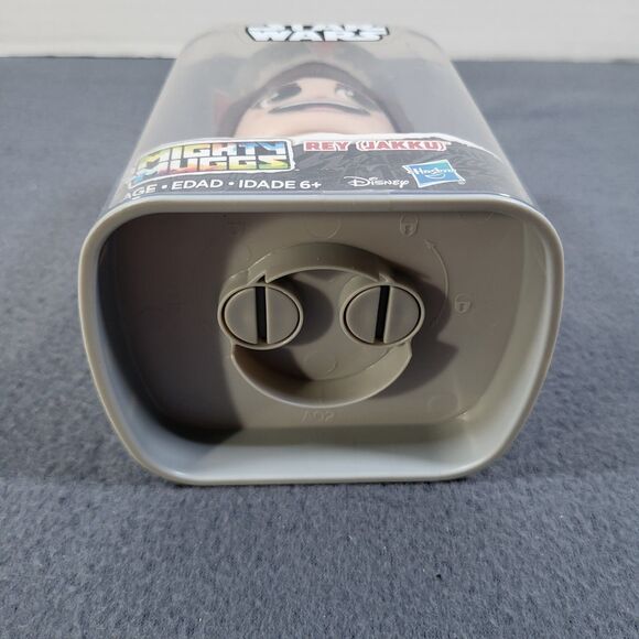 Disney Hasbro Star Wars Mighty Muggs Rey (Jakku) Figure 3 Face Settings NEW - Picture 8 of 8